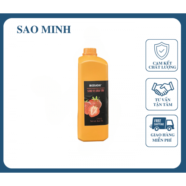 Syrup Dâu - Boduo 2L (Chai)